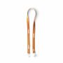 Polyester Pantone-gematchte zeefdruk keycord met 2 clips
