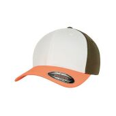 neon orange/white/olive