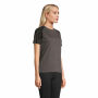 VORTEX WOMEN - VORTEX WOMEN RAGLAN T-SHIRT - XXL - Black/Charcoal Grey
