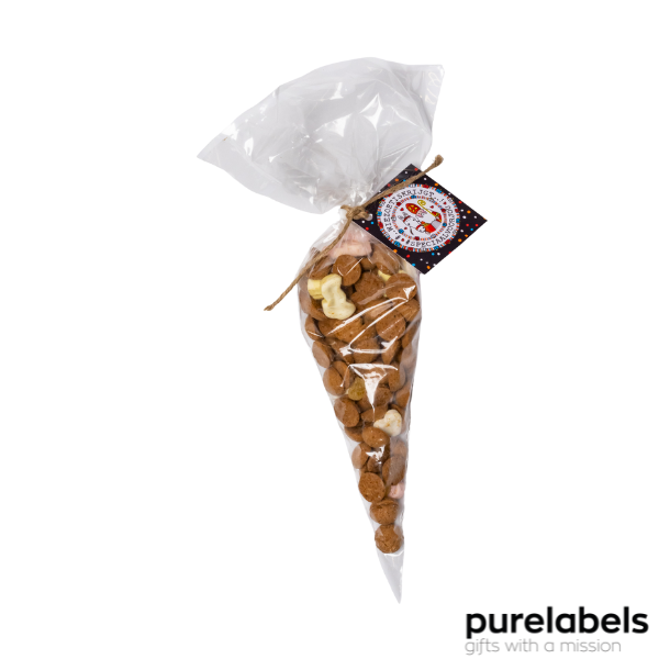 Puntzak strooigoed125g | Sinterklaas relatiegeschenk