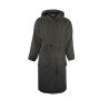 Bathrobe Hooded Anthracite, 2XL/3XL, 420 gr/m²