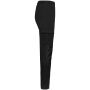 Eco-friendly heren fleece cargobroek Black XS