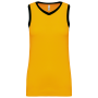 Basketbalshirt voor dames Sporty Yellow / Black XS Basketbalshirt voor dames Sporty Yellow / Black XS
