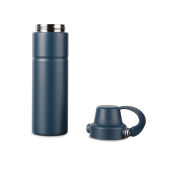 VINGA Baltimore Trek RCS recycled SS fles 600 ML, donkerblauw