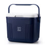 Brisby Koelbox - Frigobox - 22L - Blauw - Tot maximaal 40 uur isolatie - Incl. 4 dikke koelelementen van 450ml - Temperatuur veilige sluiting - Nieuw ontwerp met koelelementen vergrendeld in deksel