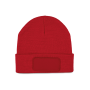 Muts met patch Red One Size