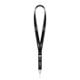 Afneembare polyester lanyard in Pantone-kleur met zeefdruk en J-haak Afneembare polyester lanyard in Pantone-kleur met zeefdruk en J-haak