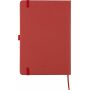 Gerecycled bioafval en kartonnen notitieboek A5 Gertrud rood