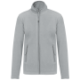 Microfleece met rits dames Snow Grey XL