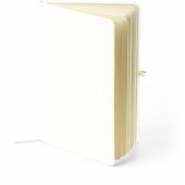 Gerecycled notitieboekje A5 Bloom - wit