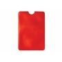 Kaarthouder soft anti-skimming - Rood