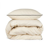 VINGA Marston OCS biologisch katoenen beddengoedset, 4 stuks, beige