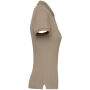Ecologische damespolo in piquétricot Wet Sand XS