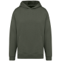 Ecologische uniseks oversized sweater met capuchon Organic Khaki XXS