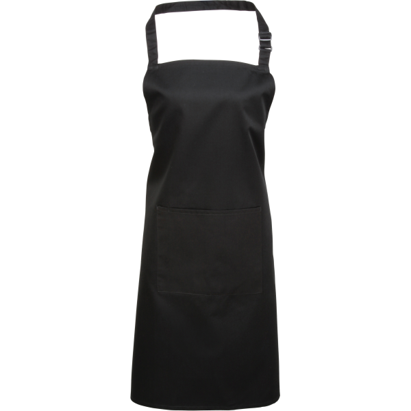 Halterschort met zak "Colours" Black One Size Halterschort met zak "Colours" Black One Size