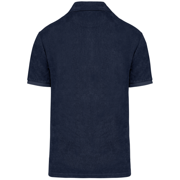 Ecologische badstof herenpolo Navy Blue XS Ecologische badstof herenpolo Navy Blue XS