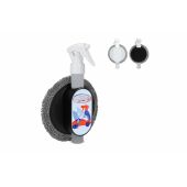 2-in-1 spray en schoonmaakdoek - Wit