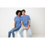IQONIQ Manuel gerecycled katoen t-shirt ongeverfd, heather blue (XXXL)