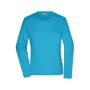 Ladies' Workwear-Longsleeve-T turquoise XL