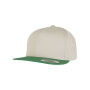 Classic 5 Panel Snapback beige/green one size