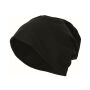 JERSEY BEANIE, BLACK, One size, BUILD YOUR BRAND