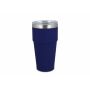 T-ceramic soft touch auto mok 500ml - Donkerblauw