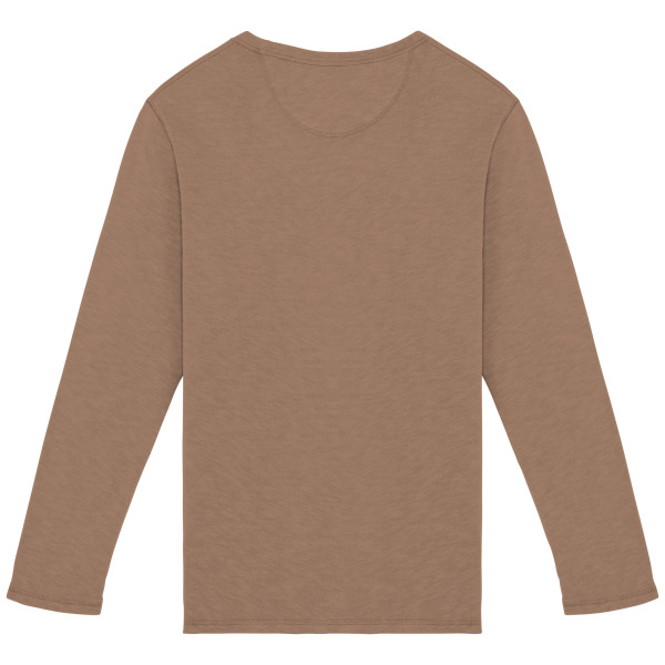 Uniseks sweater Washed Cream Coffee L