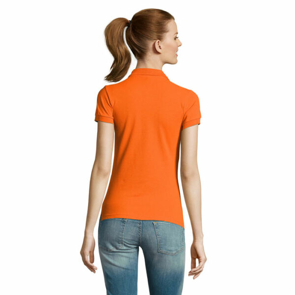 PASSION - PASSION WOMEN'S POLO 170 - L - Orange PASSION - PASSION WOMEN'S POLO 170 - L - Orange