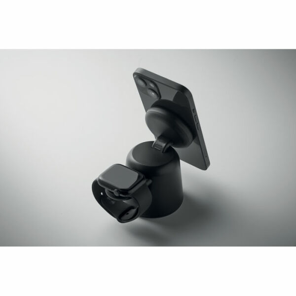 SIMPA - 3-in-1 draadloze oplader 15W - Zwart SIMPA - 3-in-1 draadloze oplader 15W - Zwart