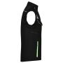 Workwear Softshell Vest - COLOR - black/lime green 6XL