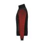 Ladies' Padded Hybrid Jacket black/red-melange S