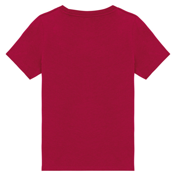 Ecologisch kinder-T-shirt Hibiscus Red 12/14 jaar