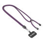 Crossbody, trendy duotone lanyard telefoonhouder van polyester Crossbody, trendy duotone lanyard telefoonhouder van polyester