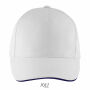 LONG BEACH - LONG BEACH VIJFPANELENPET - M - White/French Navy LONG BEACH - LONG BEACH VIJFPANELENPET - M - White/French Navy