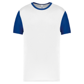 White / Dark Royal Blue