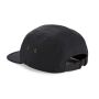 CANVAS 5 PANEL CAMPER CAP, BLACK, One size, BEECHFIELD
