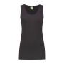 L&S Tanktop cot/elast for her 432c Dark Grey-2XL