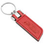 Sleutelhanger P02694, Leder, Rood