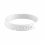Gepersonaliseerde siliconen polsbandjes (12 mm breed)
