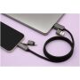 SCX.design C59 magnetische siliconen oplaadkabel van 100 W - Zwart SCX.design C59 magnetische siliconen oplaadkabel van 100 W - Zwart