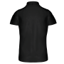Damespilootoverhemd korte mouwen Black XL