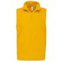 Bodywarmer van microfleece heren yellow 5XL