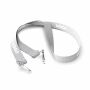 Polyester Pantone-gematchte zeefdruk keycord met 2 clips