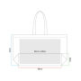Oversized Canvas Tote Bag - Natural - One Size Oversized Canvas Tote Bag - Natural - One Size