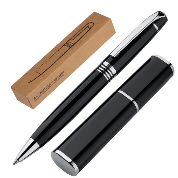 Metalen pen in metalen verpakking