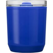 Hudson 180 ml dubbelwandige beker van gerecycled plastic - Blauw