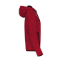 Heather damesvest met capuchon Red Melange S