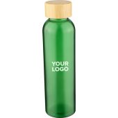 Glazen drinkfles (500 ml) Levi zwart