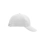 6 Panel Raver Cap Laminated white one size