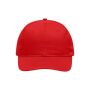 6 Panel Promo Cap signal-red